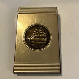 Gold Nautical‎ Themed Card Holder